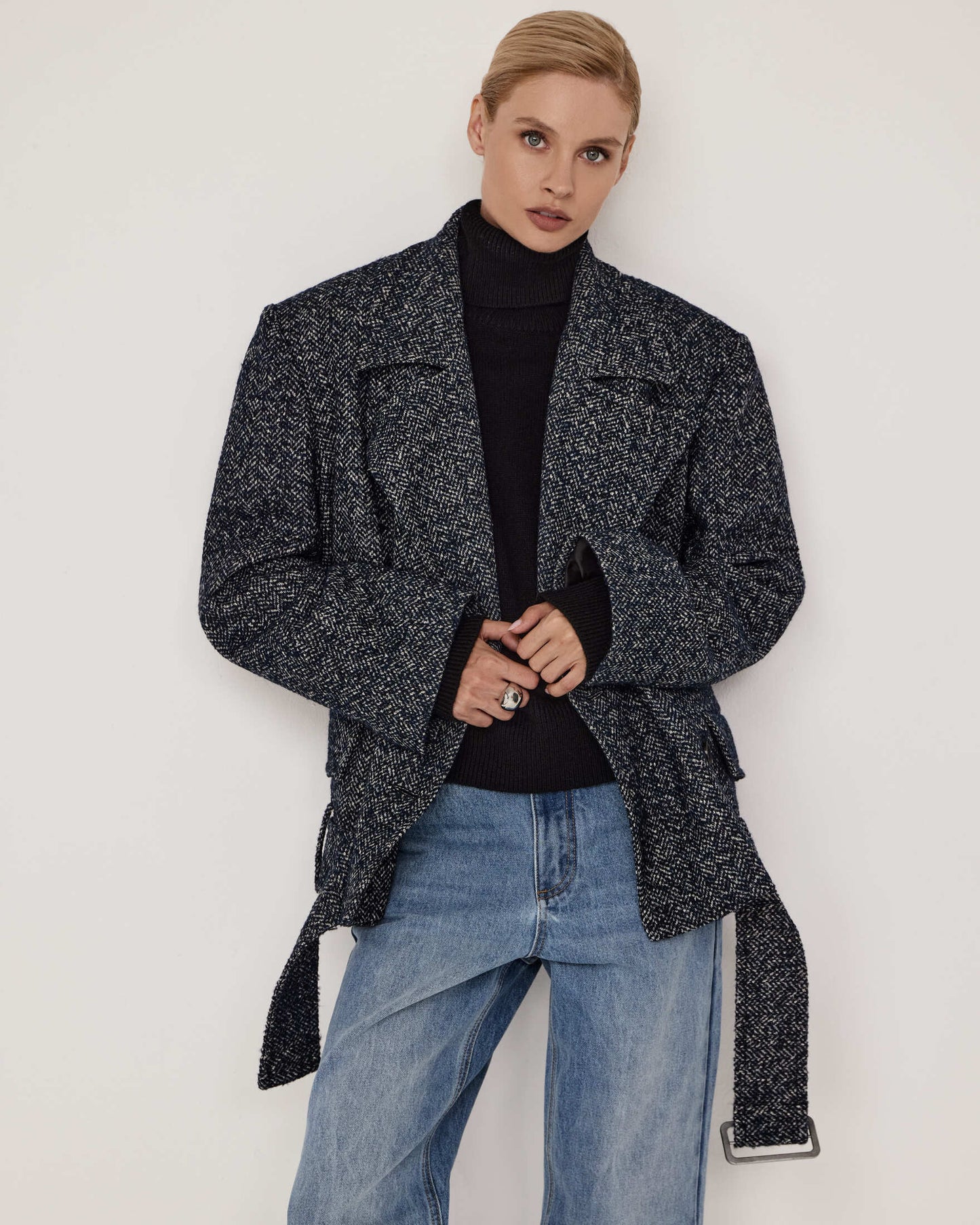 Thames cropped coat