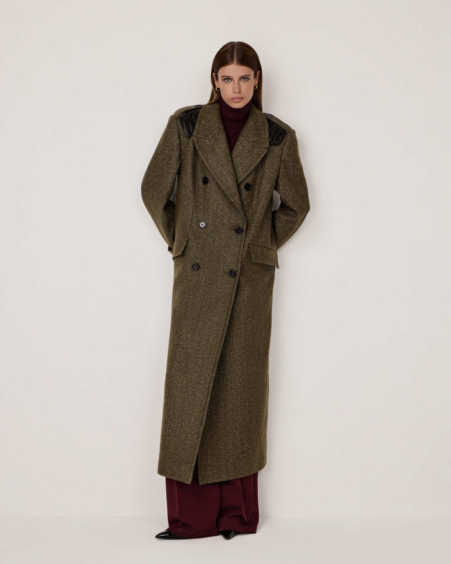 Herringbone coat
