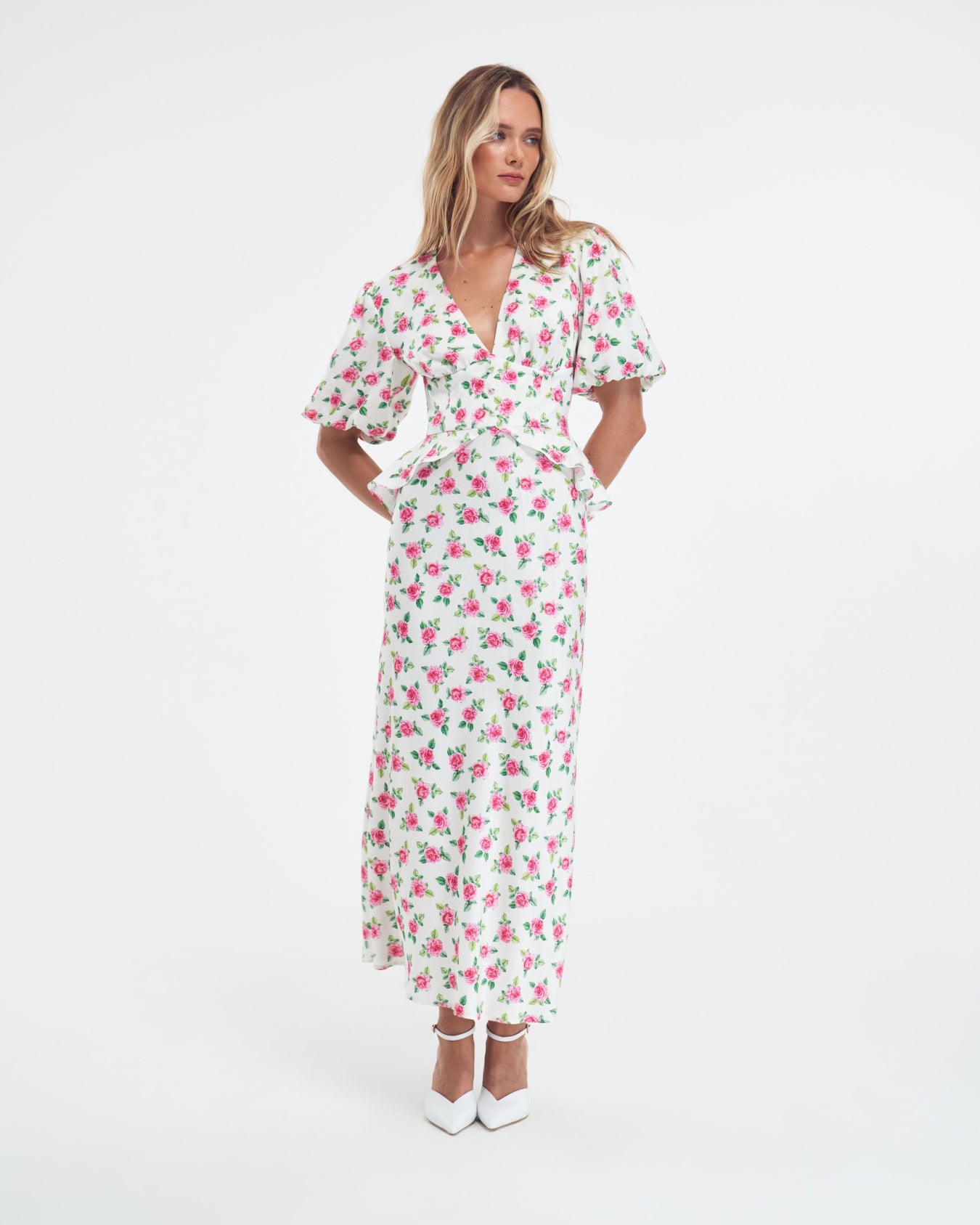 Italian viscose maxi dress