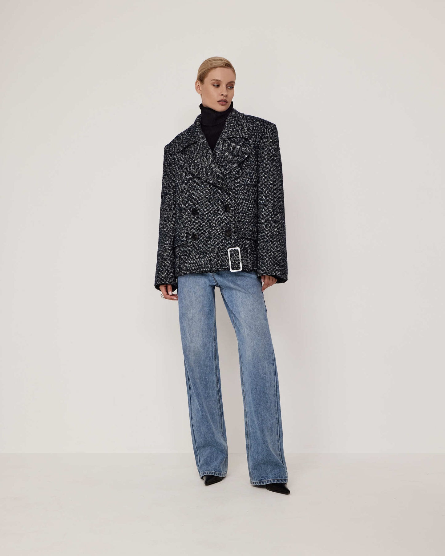 Thames cropped coat