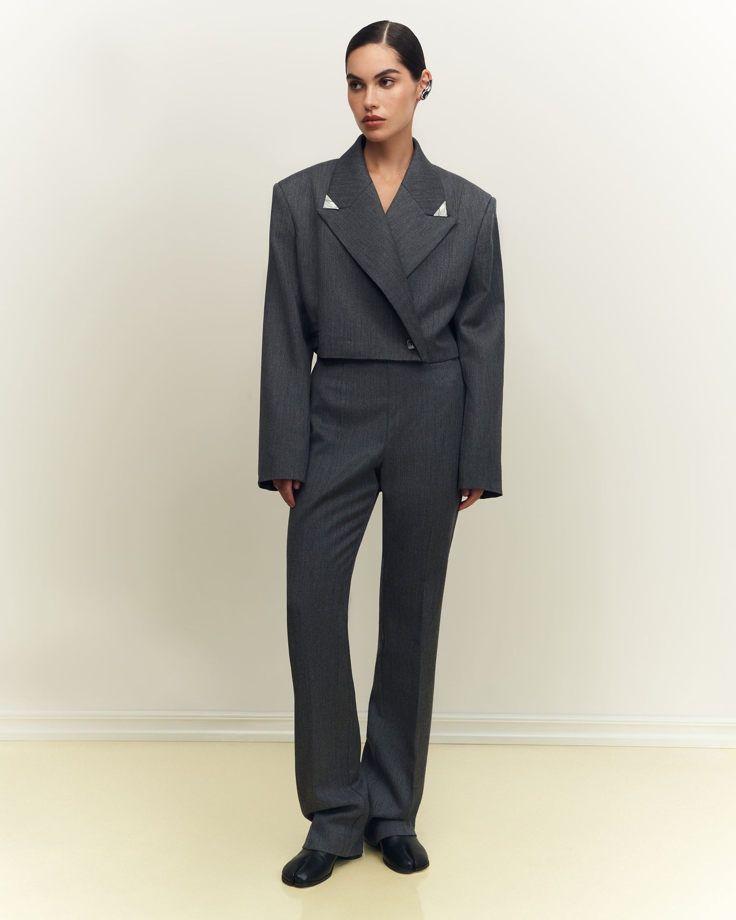 Piece of metal Cropped Jacket