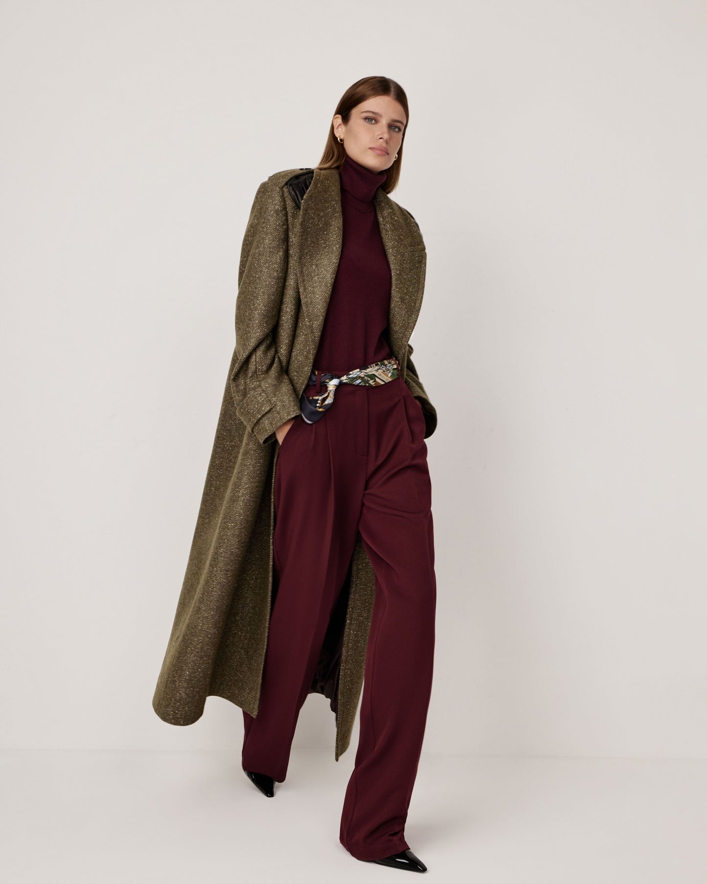 Herringbone coat
