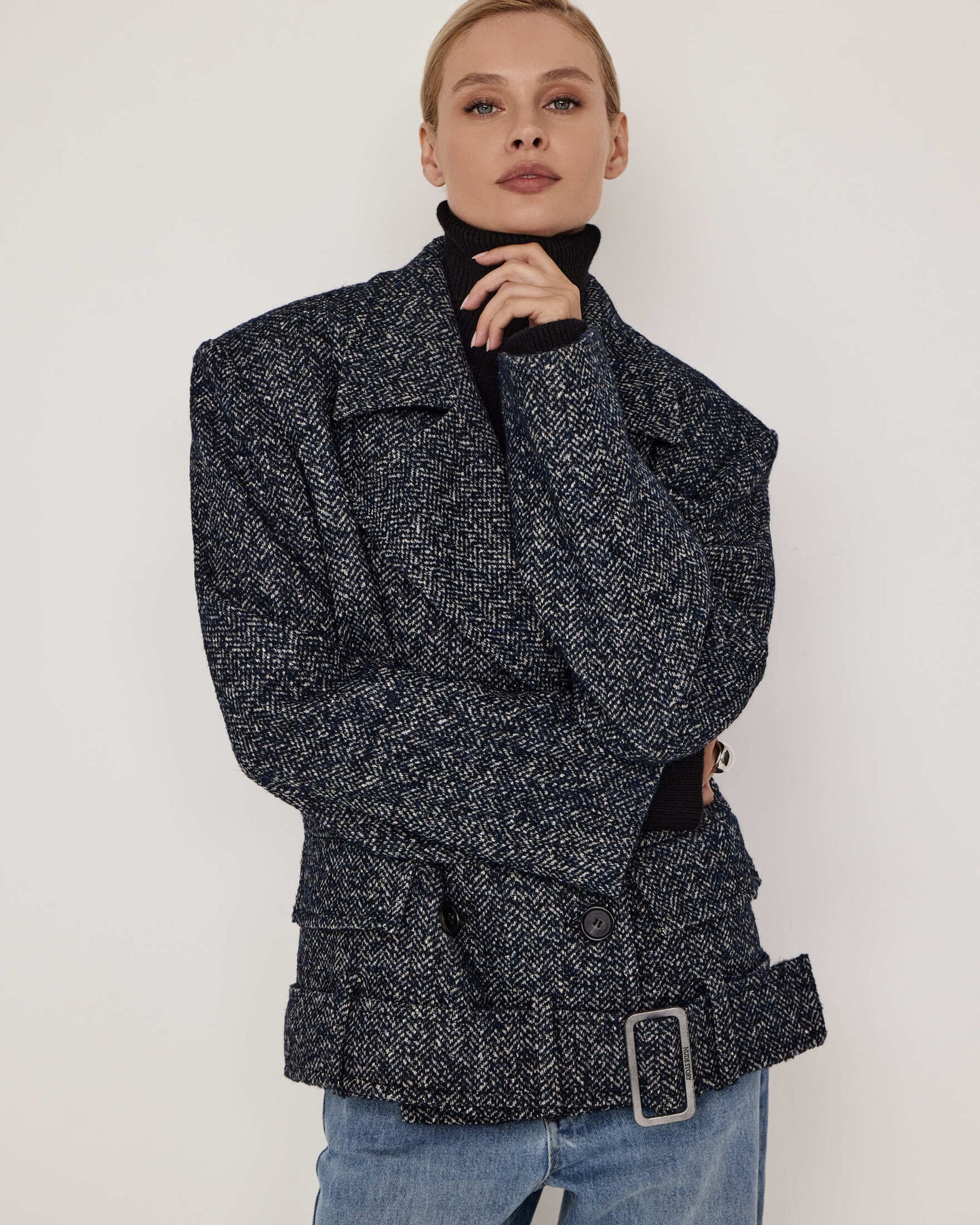 Thames cropped coat