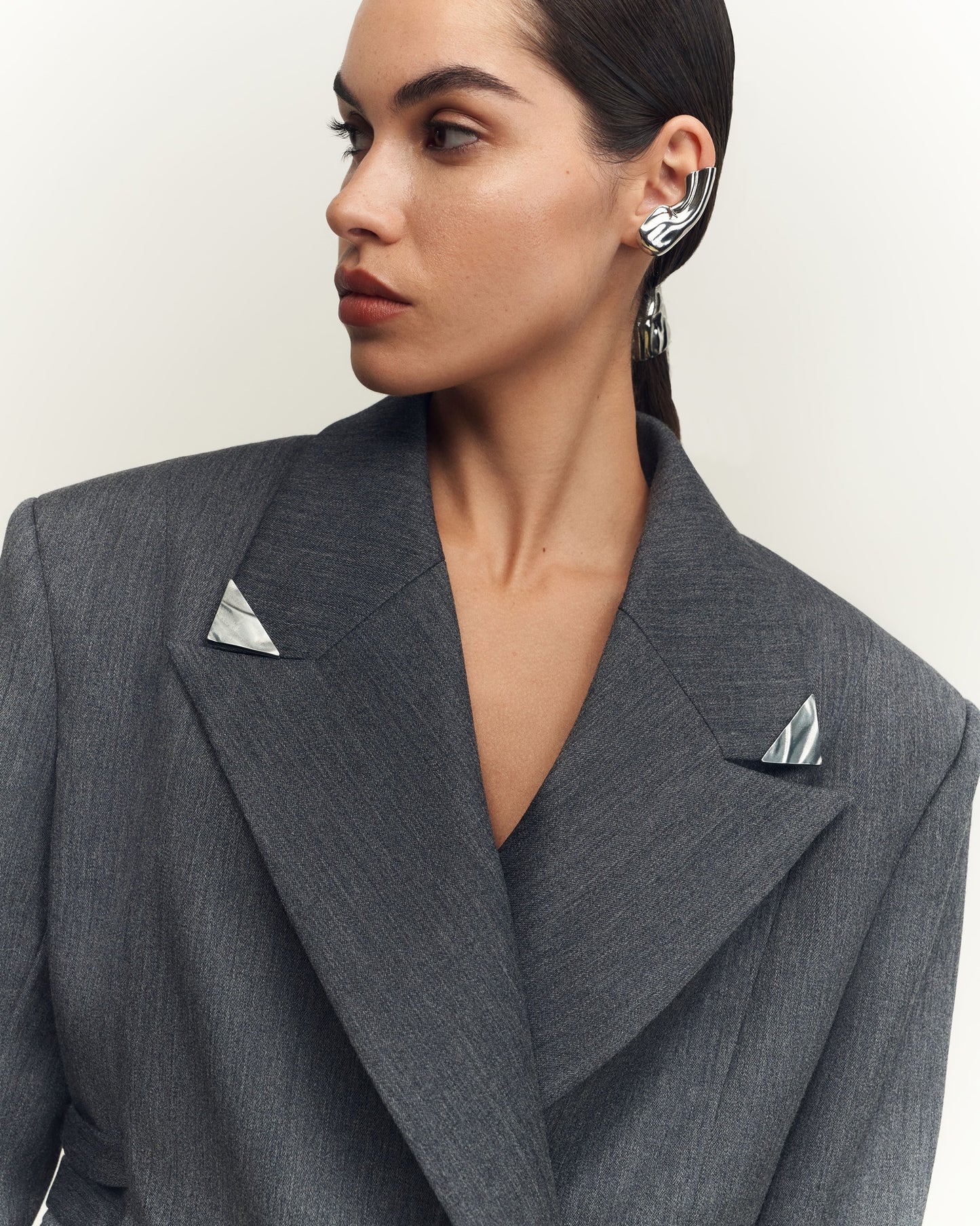 Piece of metal Cropped Jacket