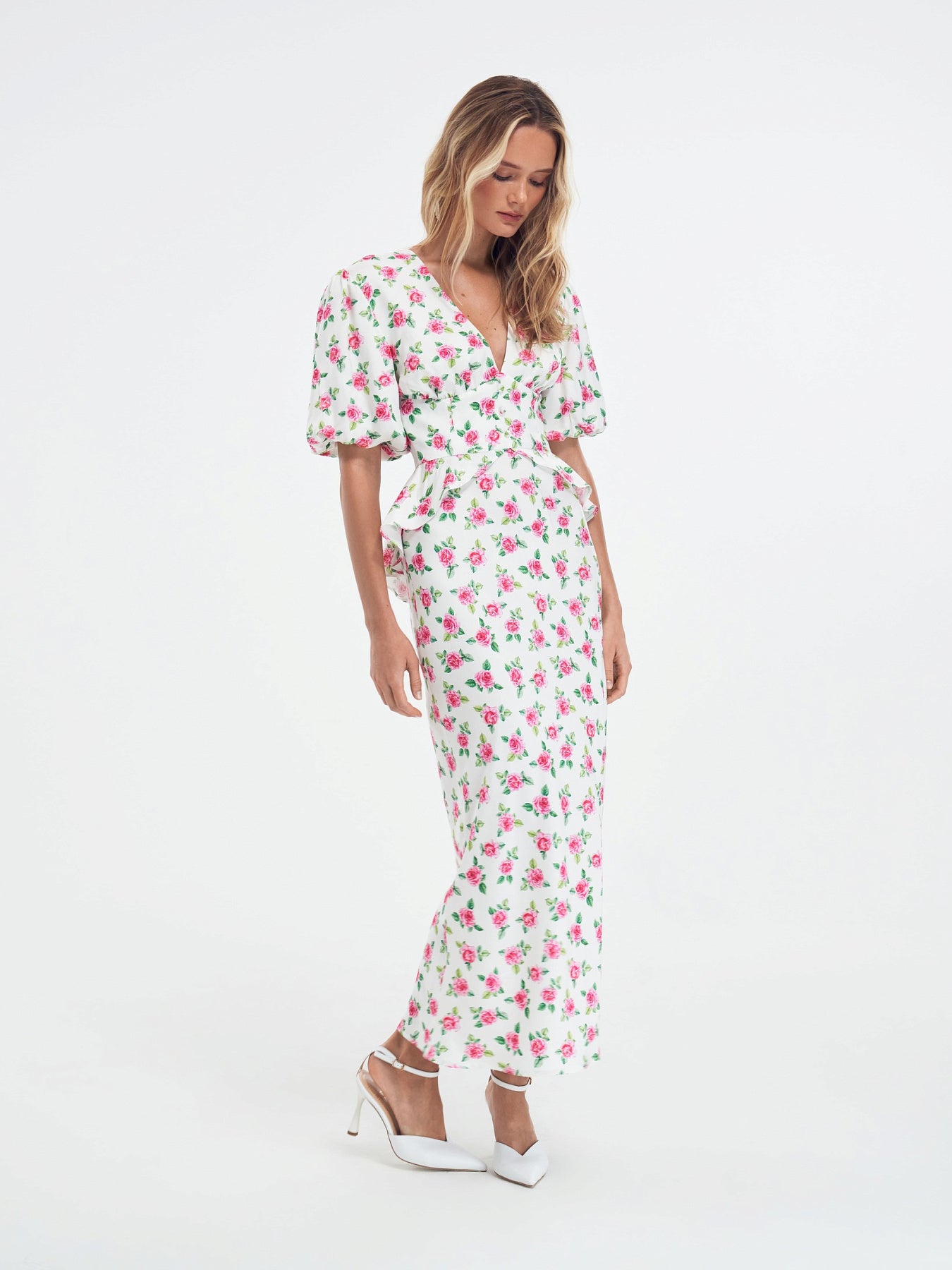 Italian viscose maxi dress