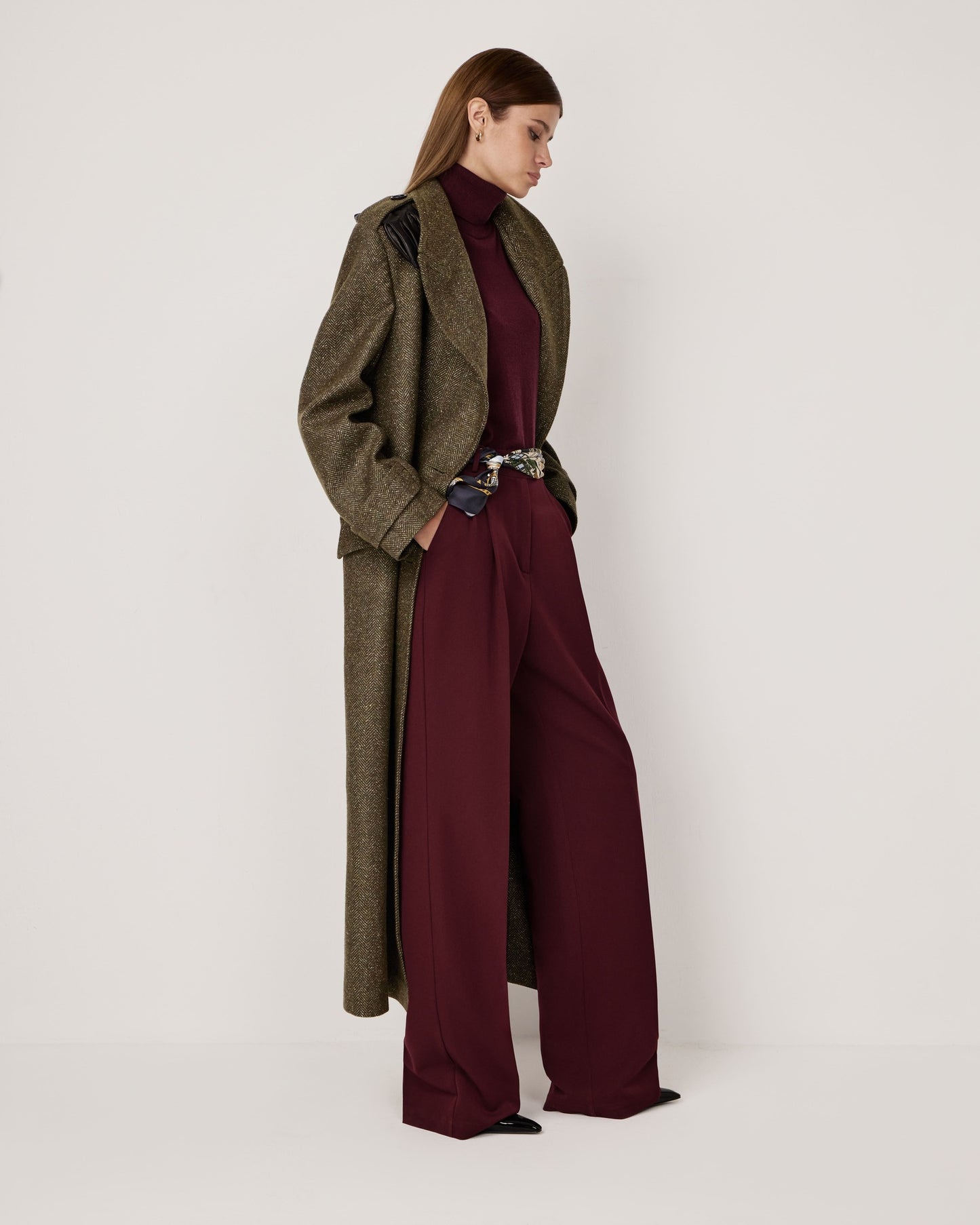 Herringbone coat