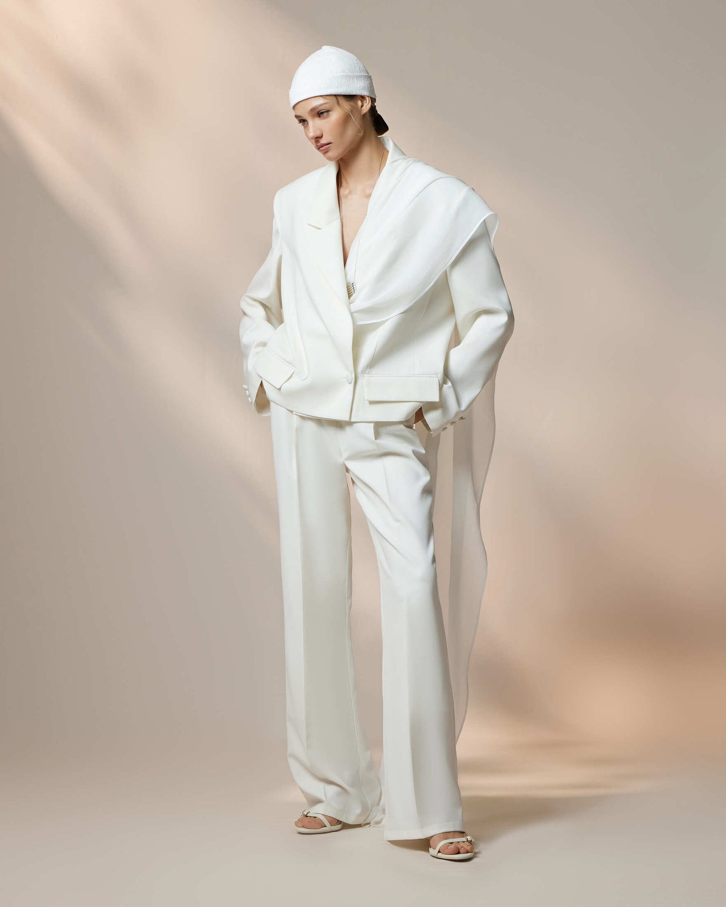 Straight cut pants