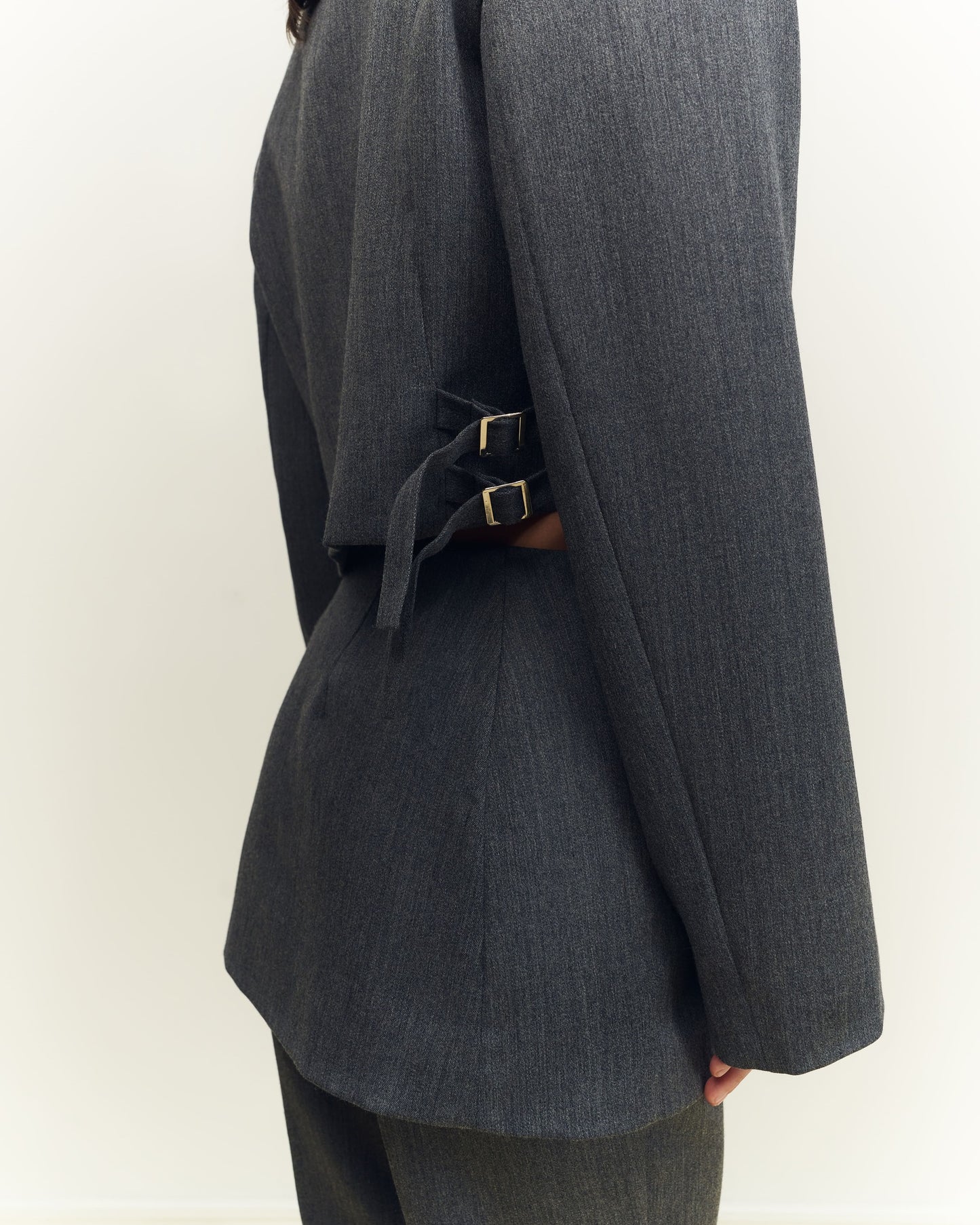 Piece of metal Cropped Jacket