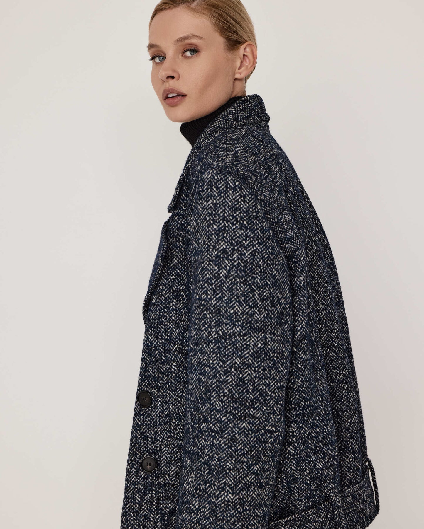Thames cropped coat