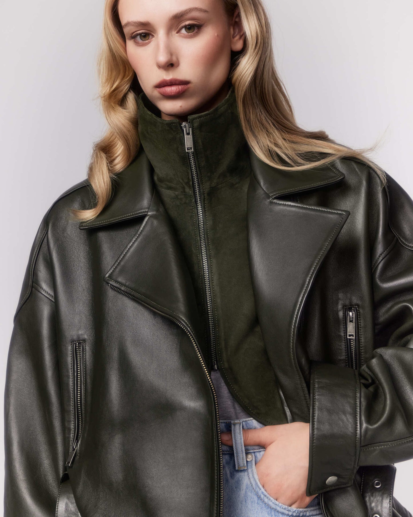 Rêverie leather jacket