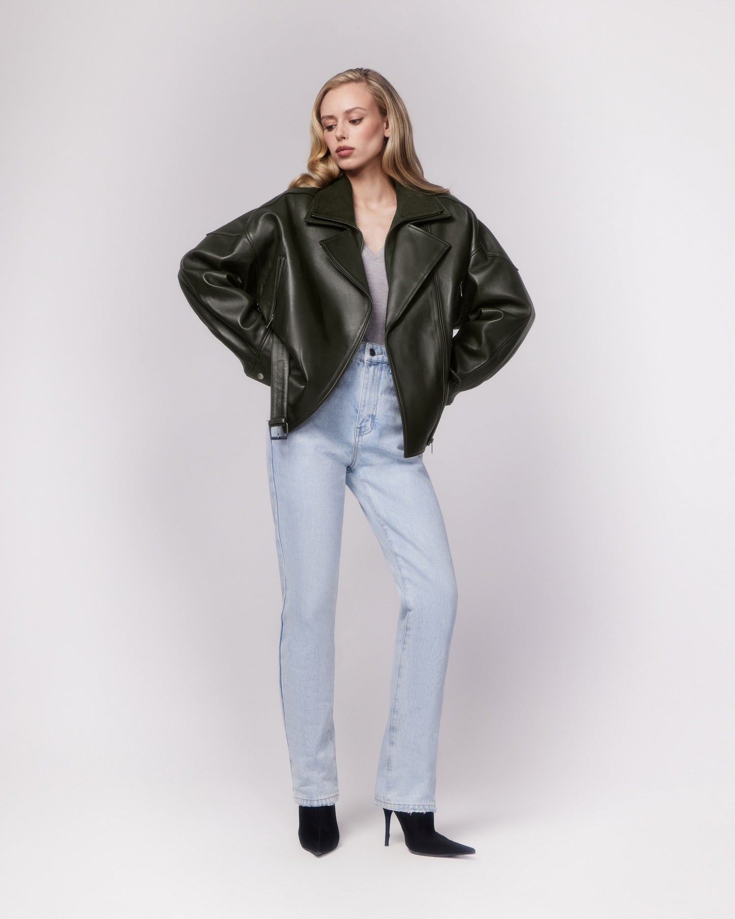 Rêverie leather jacket