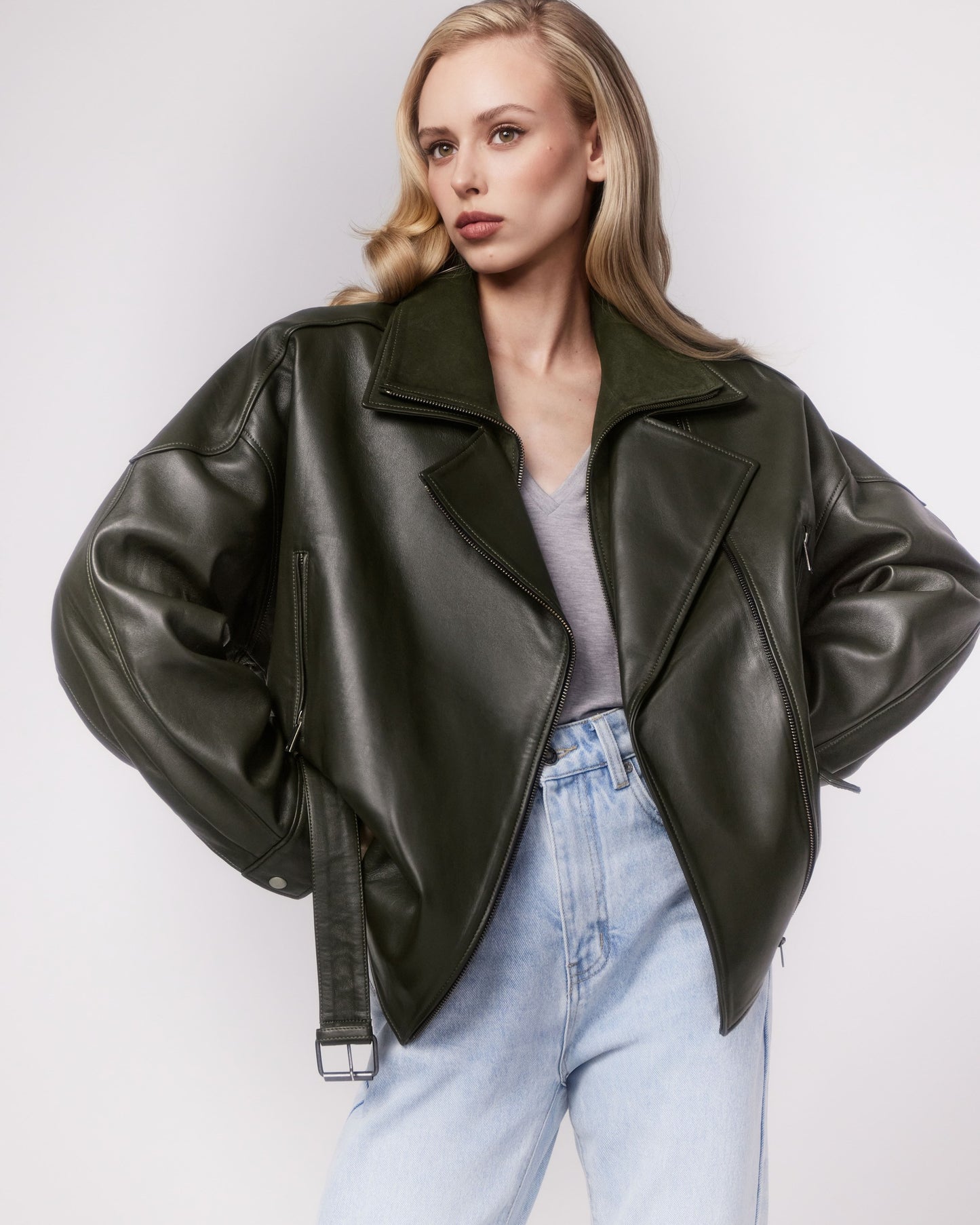 Rêverie leather jacket