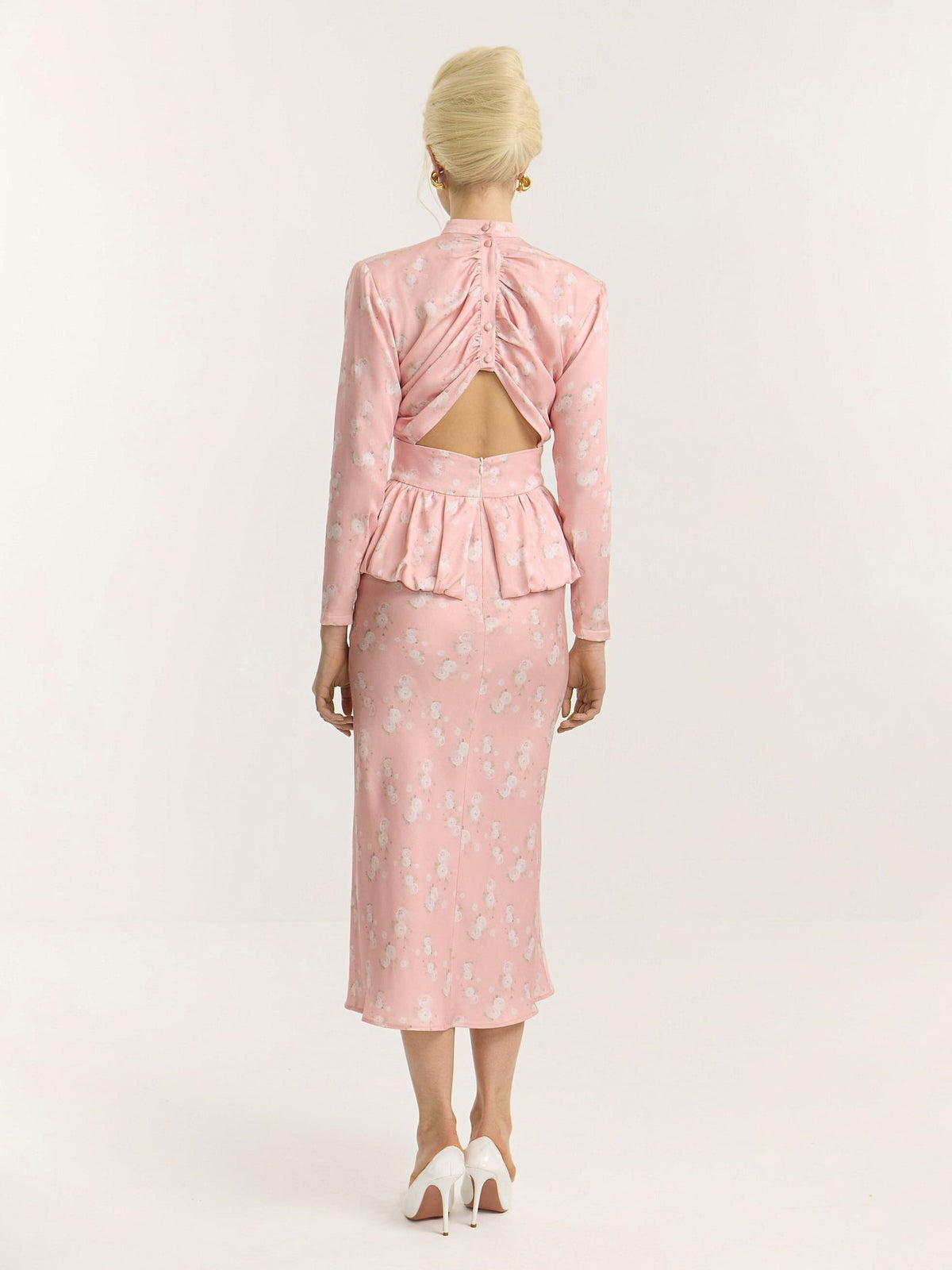 Spring Flower Midi Dress