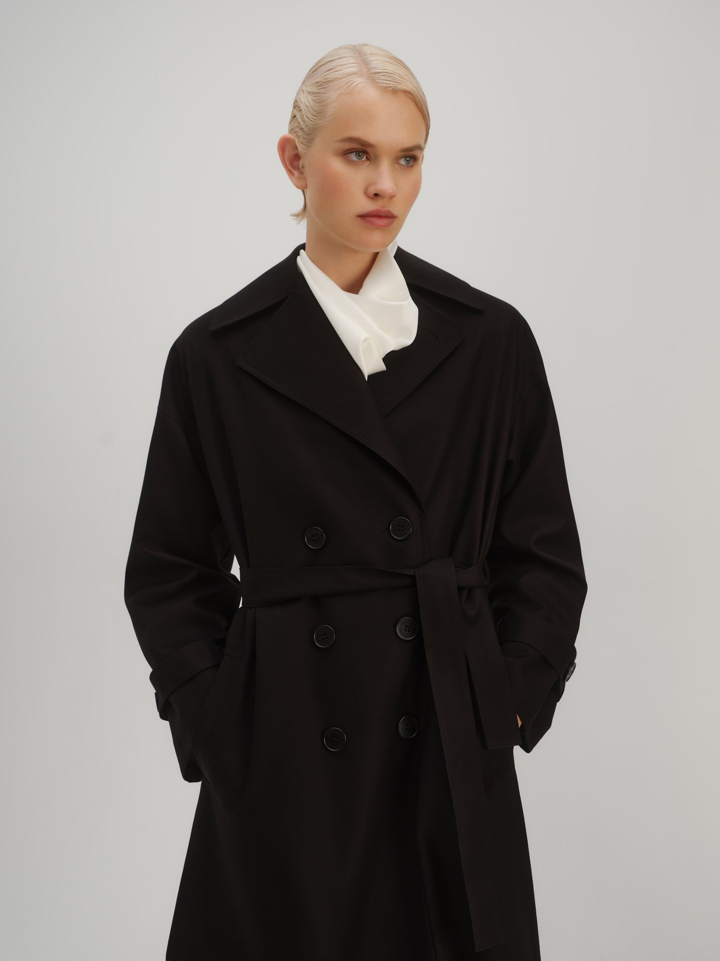 Cotton trench coat