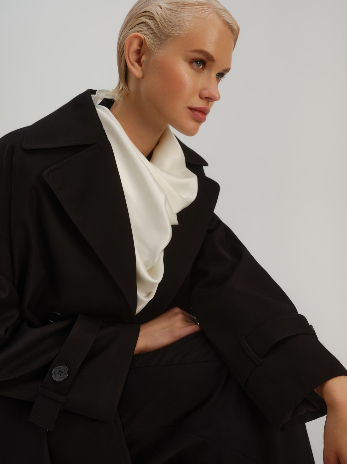Cotton trench coat