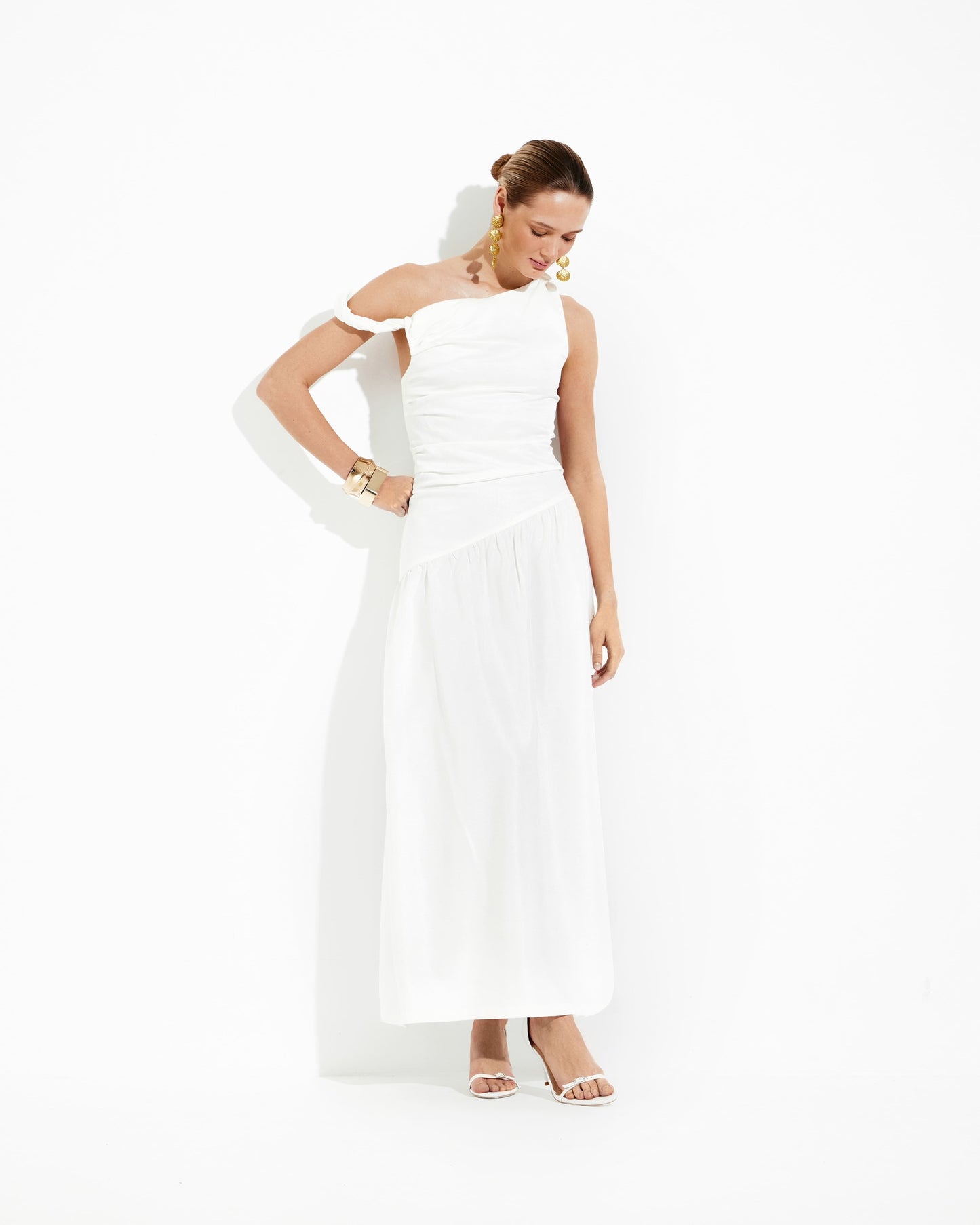 Italian linen maxi Dress