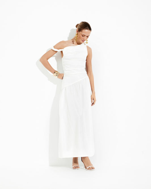Italian linen maxi Dress