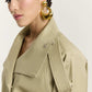 Italian cotton parka with a removable vest