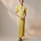 Yellow Jade maxi dress