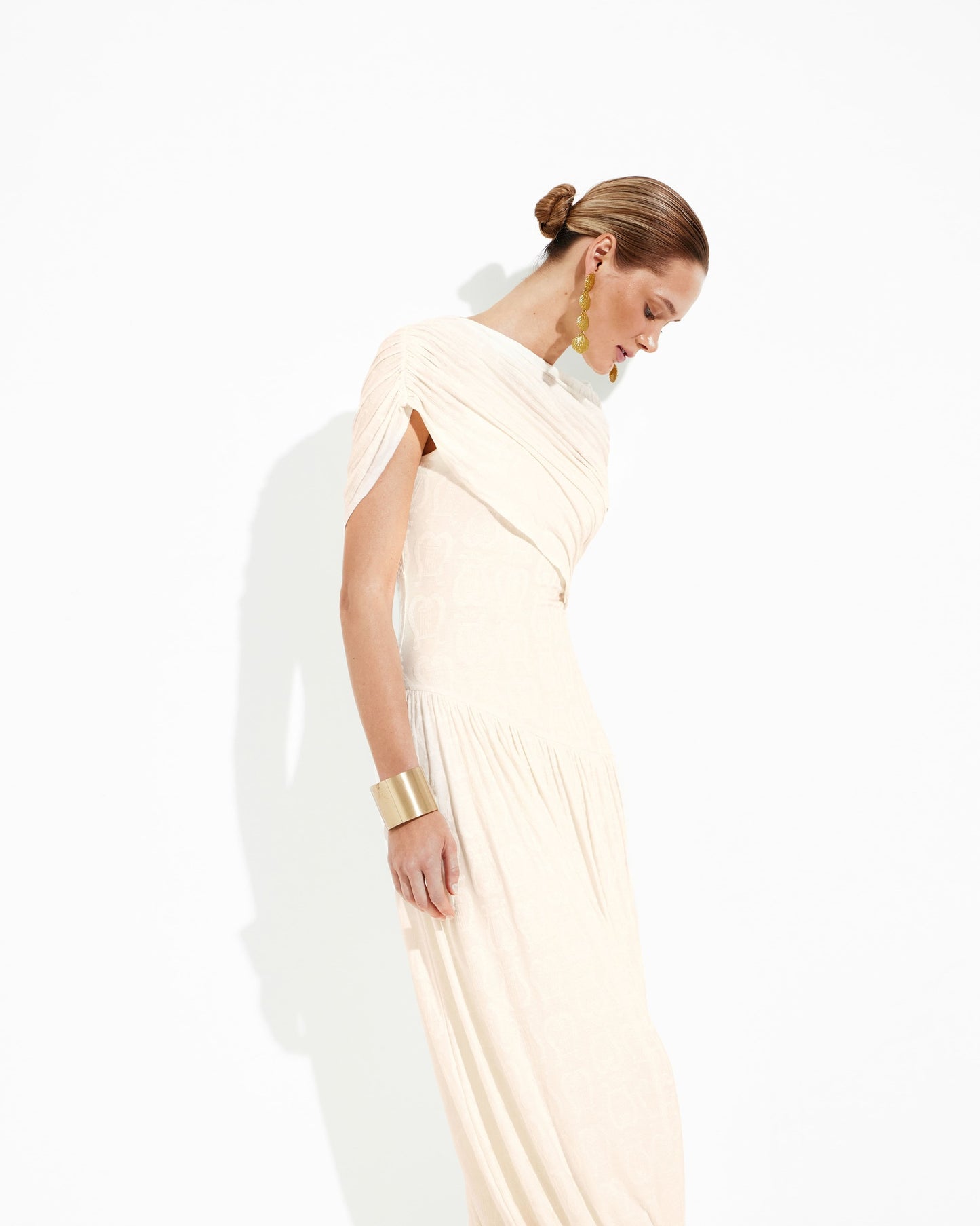 Helios Draped Maxi Dress