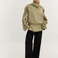 Italian cotton parka with a removable vest