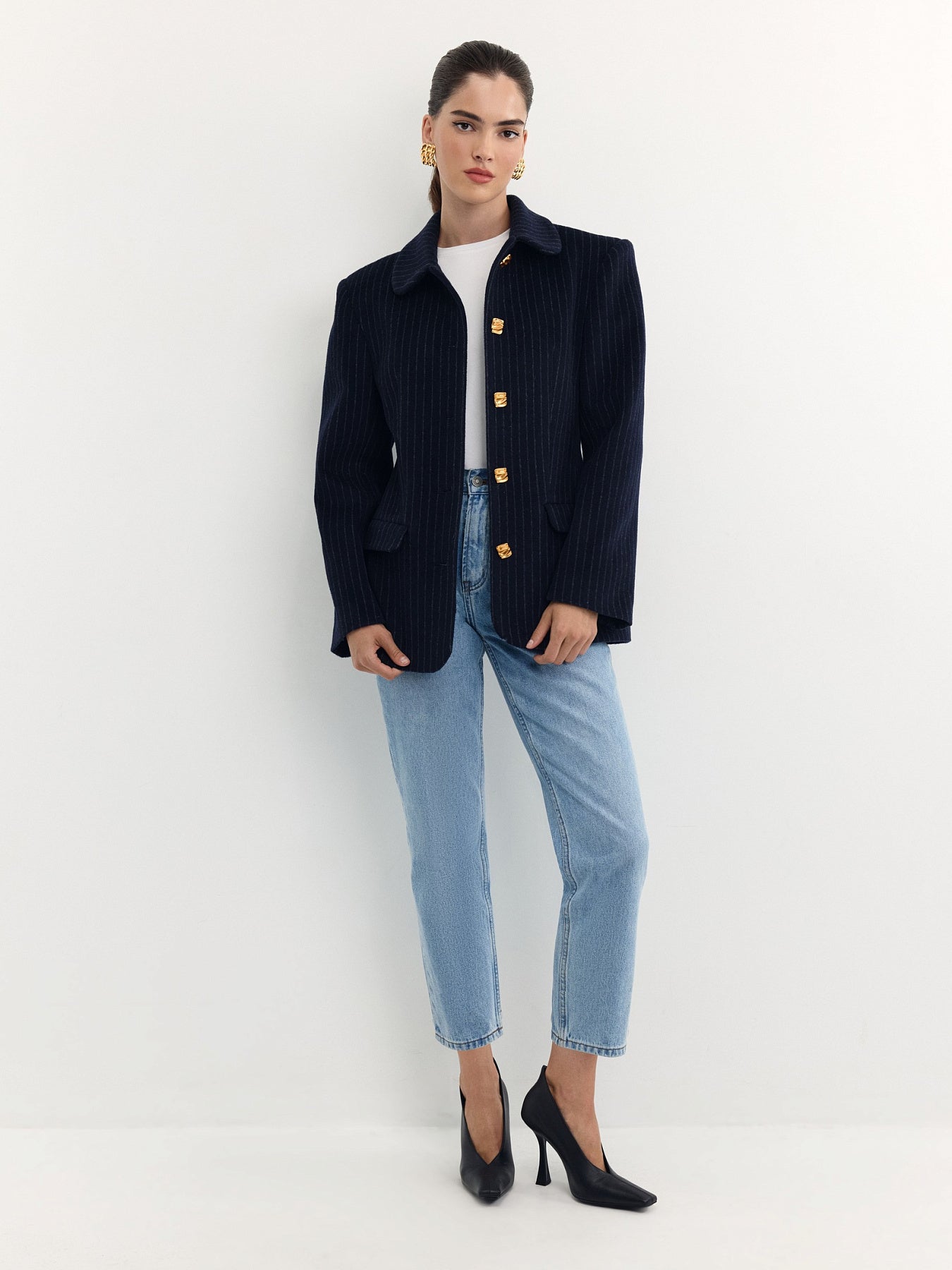 Mezzanotte cropped coat