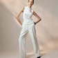 Top with shaped neckline
