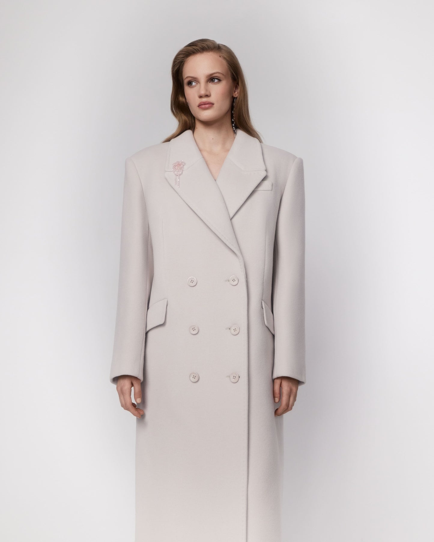 Fleur double-breasted coat