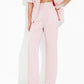 Straight cut trousers made of Italian linen