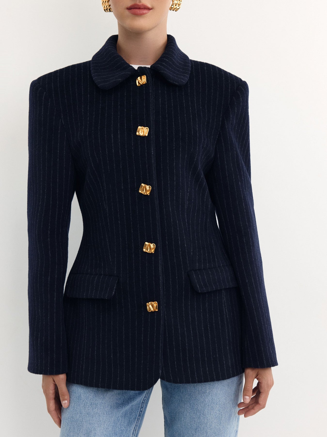 Mezzanotte cropped coat