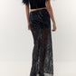 Paillette maxi skirt