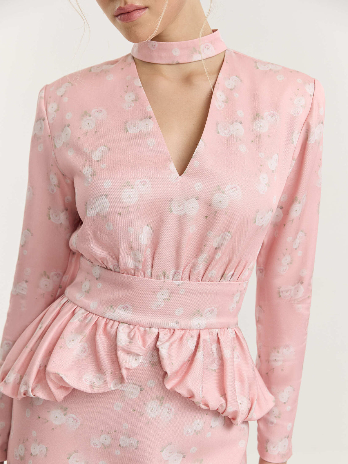 Spring Flower Midi Dress