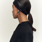 Black line Leather Headband