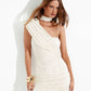 Helios mini dress with drape