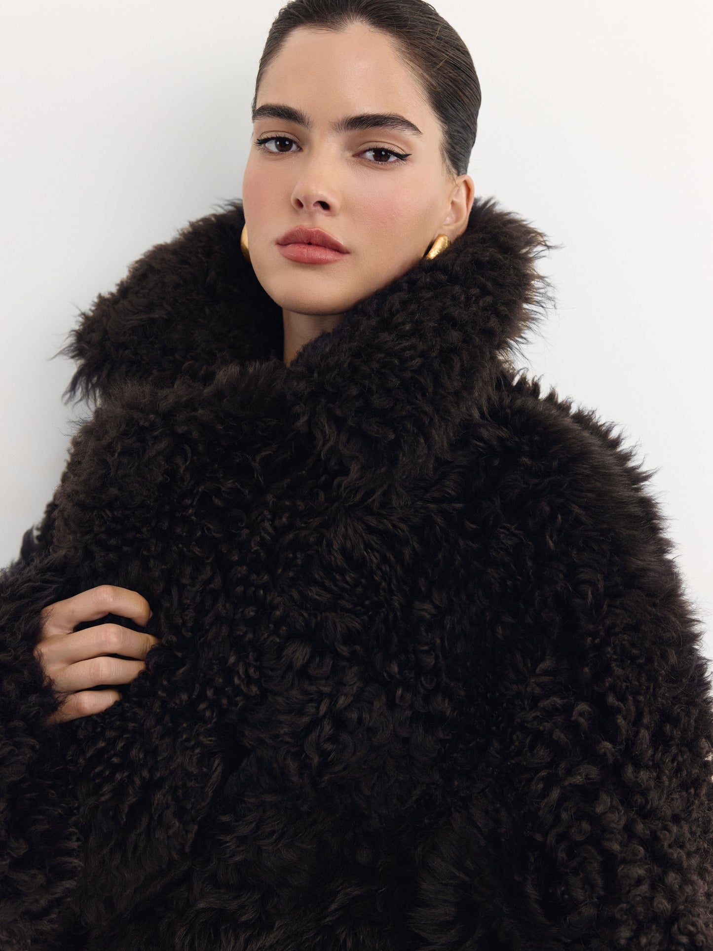 Double-sided fur coat made of Tigrado