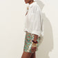 Mini skirt with sequins