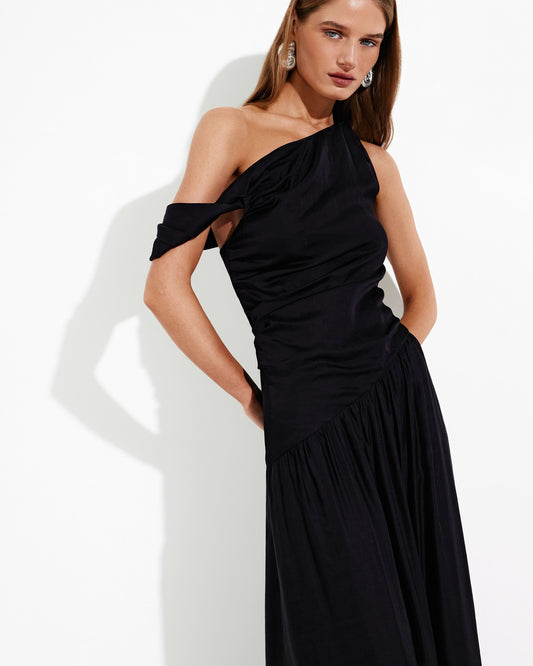 Italian linen maxi Dress