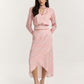 Spring Flower Midi Skirt