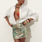 Mini skirt with sequins