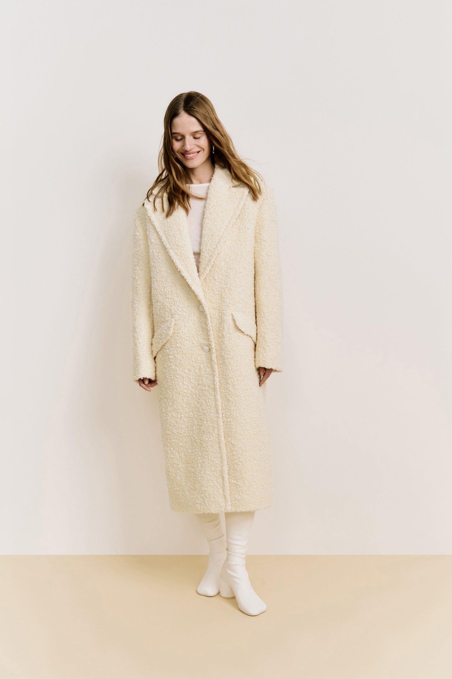 Textured Wool Coat