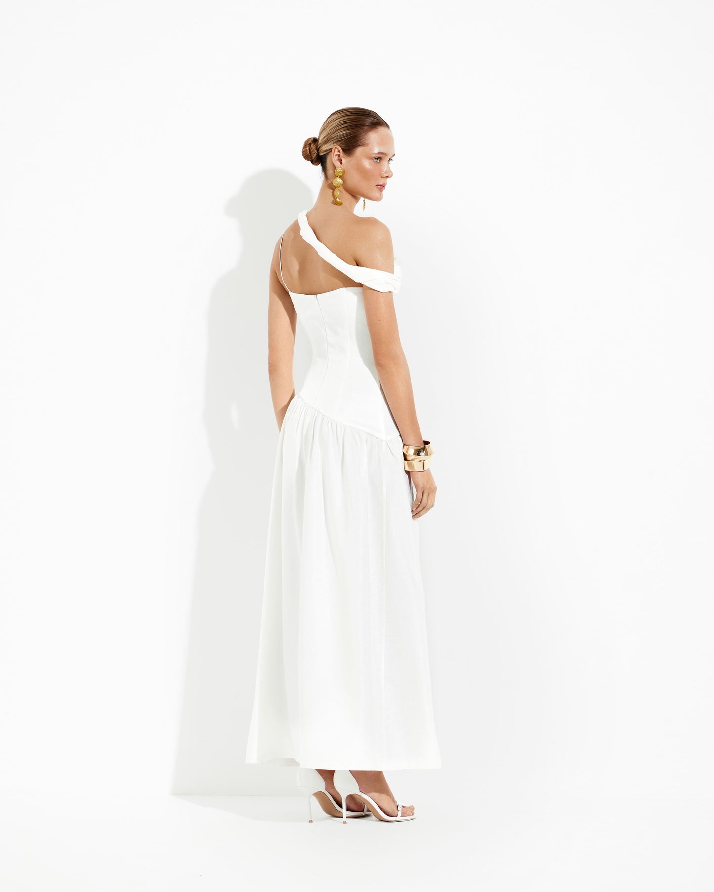 Italian linen maxi Dress