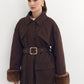 Parka with natural fur trim Como