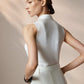 Top with shaped neckline