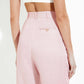 Straight cut trousers made of Italian linen