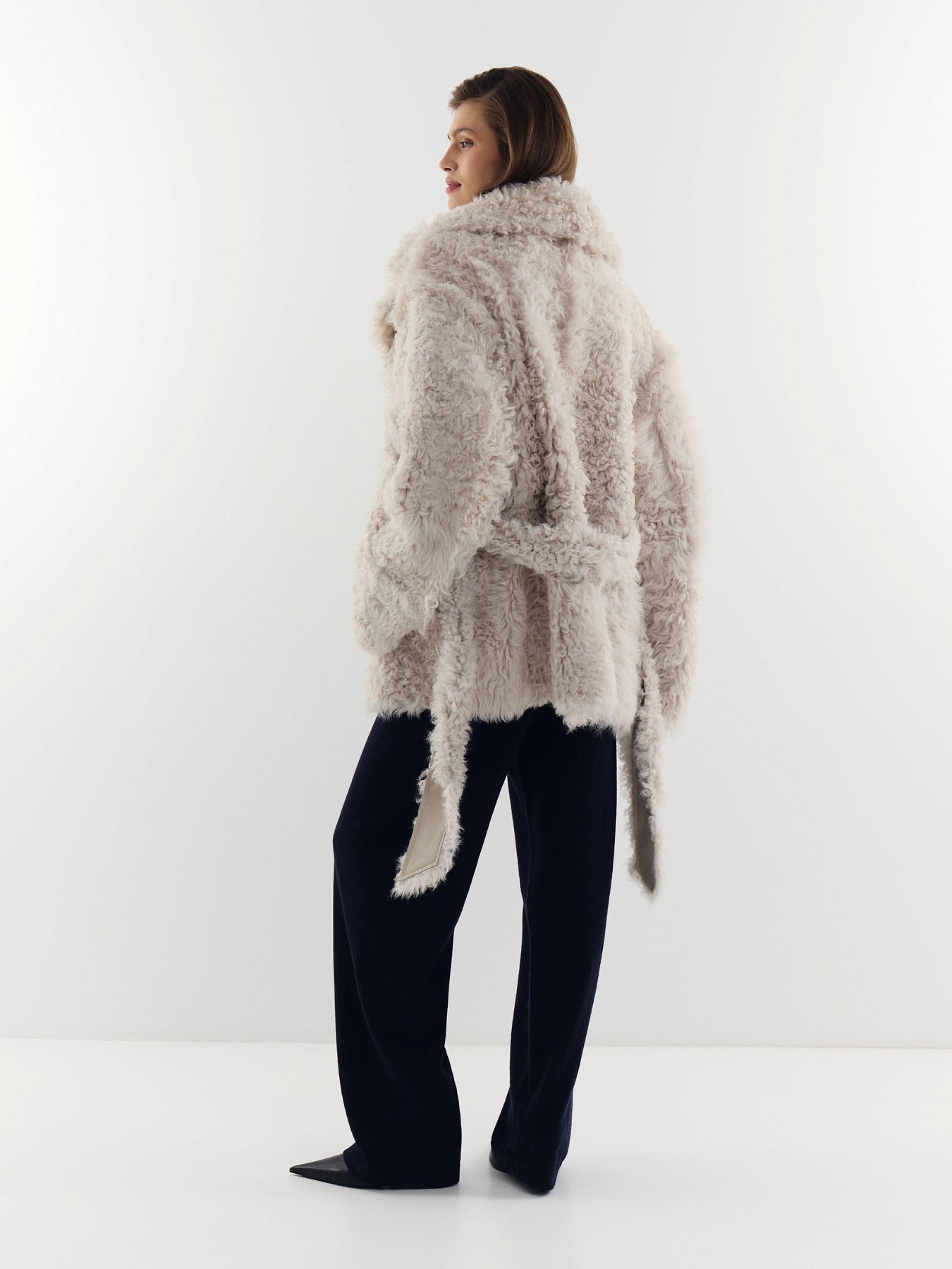 Double-sided fur coat made of Tigrado