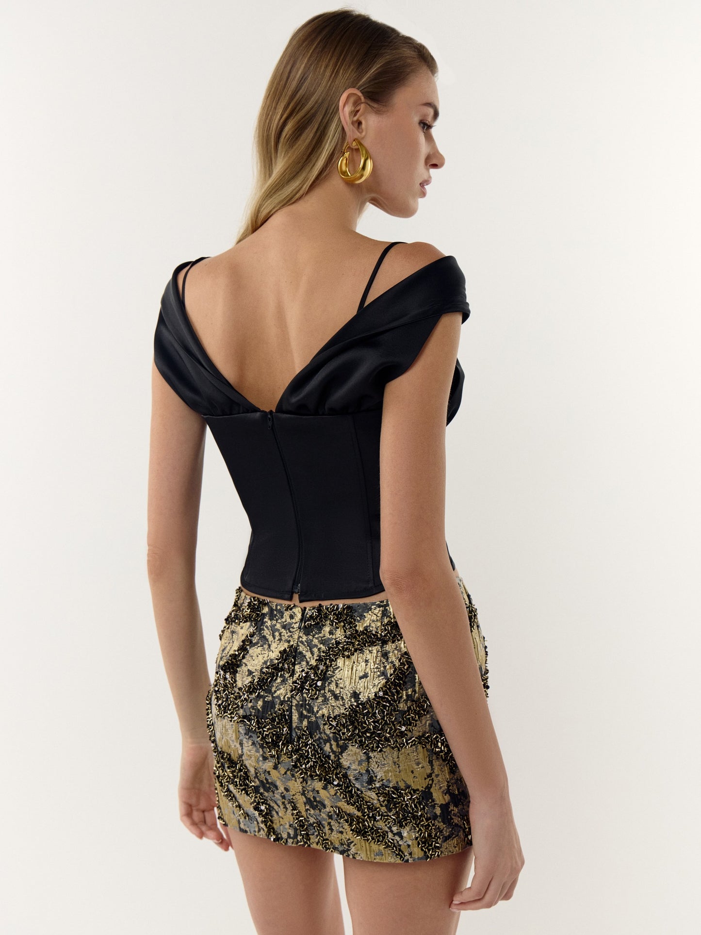 Corset with a lace insert by Vesper