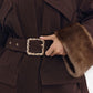 Parka with natural fur trim Como