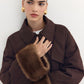 Parka with natural fur trim Como