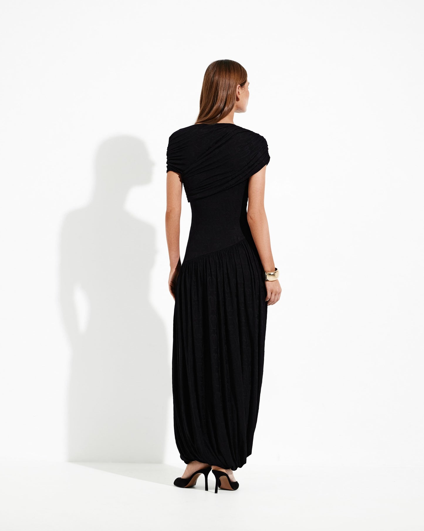 Selene Draped Maxi Dress