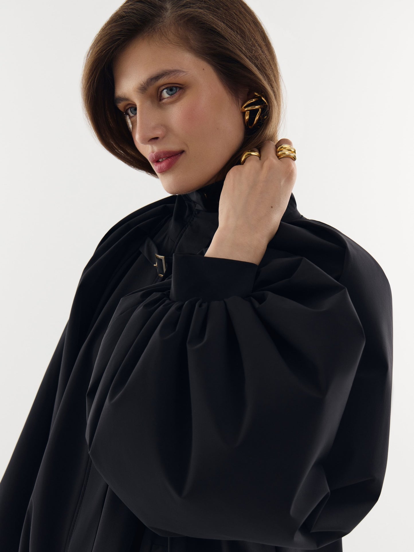 Nude Story x Goucha Voluminous Nylon Bomber